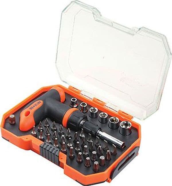 Cacciavite Giravite a T a Cricchetto Kit 206741 Wokin 41 Pezzi - 2