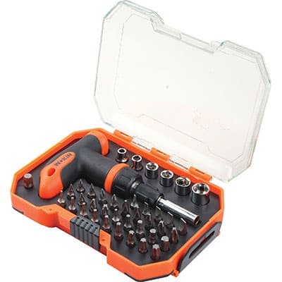 Cacciavite Giravite a T a Cricchetto Kit 206741 Wokin 41 Pezzi - 2