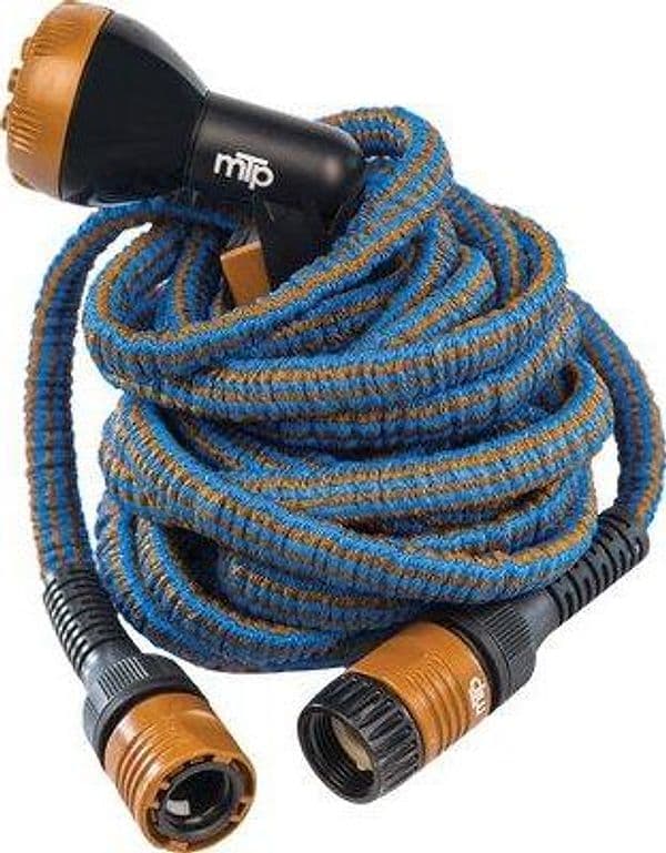 Tubo Irrigazione Estensibile Wally Italy 7,5 m x 15 Bronzo Azzurro - 2