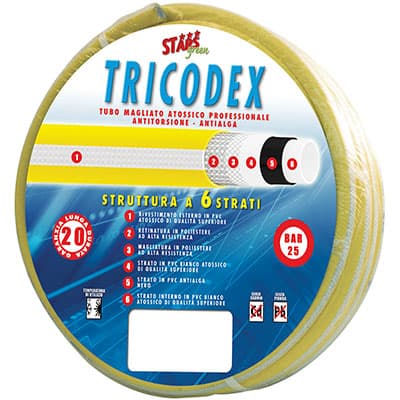 Tubo Irrigazione Magliato Tricodex Stars Mm 19 ¾ 50 m - 2