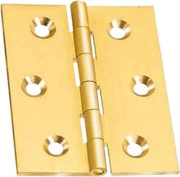 Cerniera Fresata Piana 50 x 50 mm Cernierificio Valtoce Lucido 24 Pezzi - 2