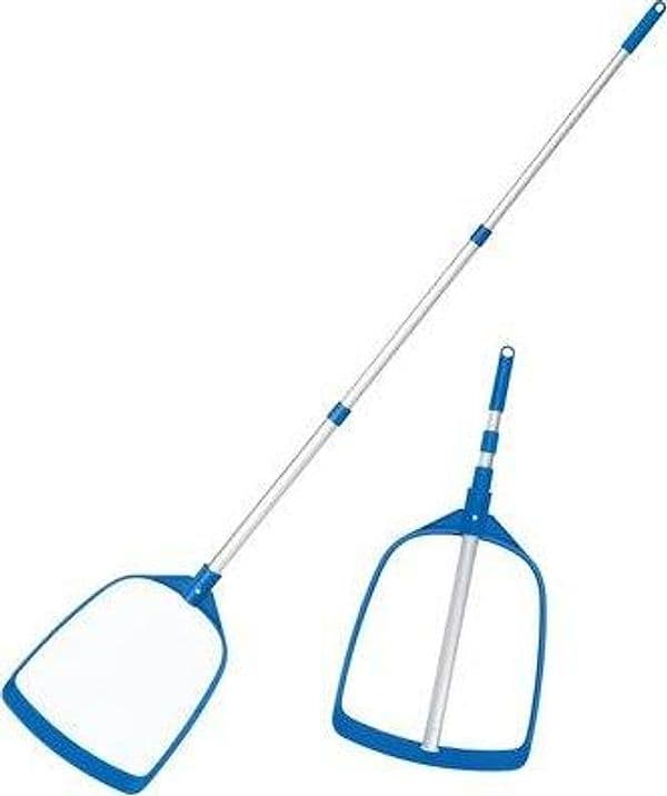 Retino Piatto Piscina con Asta 58635 Bestway Telescopico Cm 163 - 2