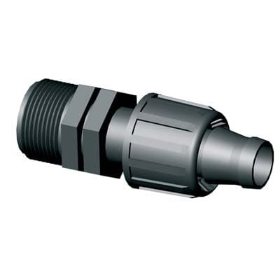 Manicotto Filetto Maschio per Manichetta PN Irritec 16 mm x ½ M 100 Pezzi - 2