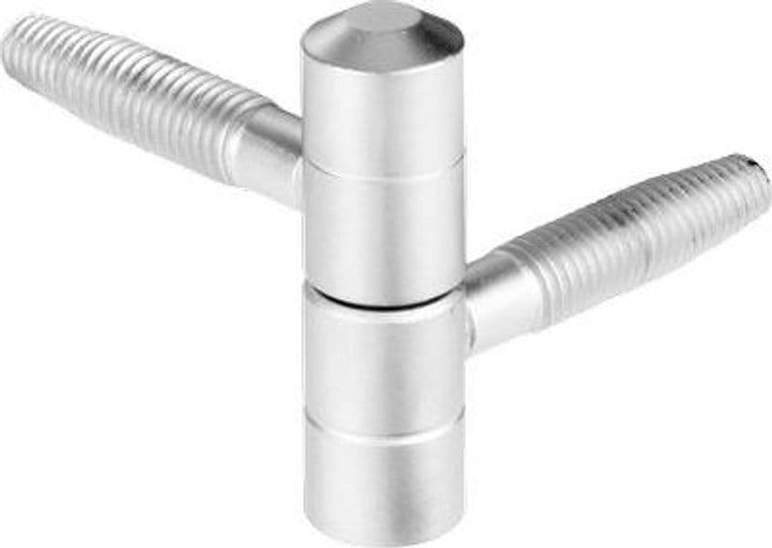 Cerniera Tipo Anuba 119 Agb Acciaio Nichelato 13 mm 10 Pezzi - 2