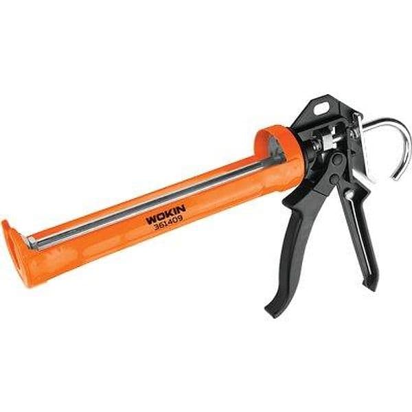 Pistola per Silicone 361409 Wokin Alluminio Acciaio Verniciato 2 Pezzi