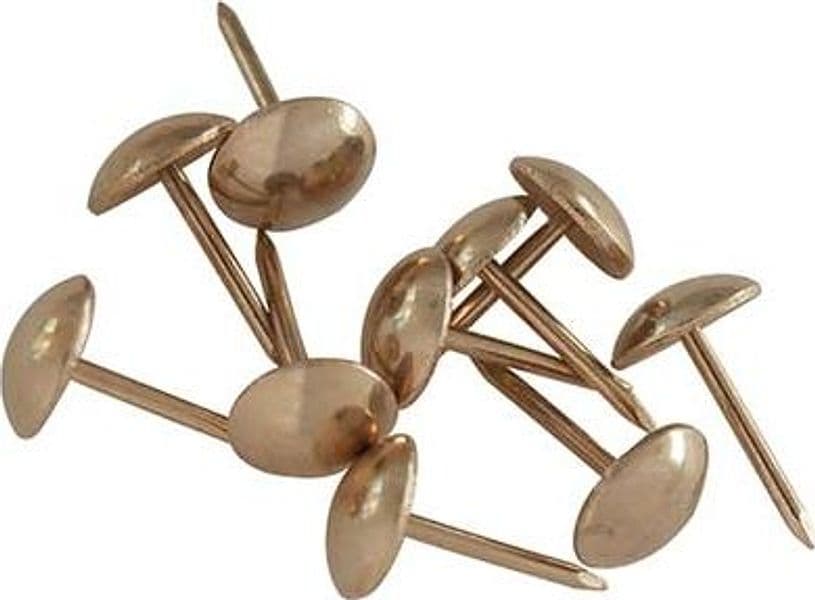 Bulletta Tappezziere Acciaio Ottonato 9 x 15 mm 1000 Pezzi – Autres