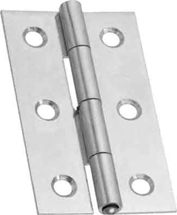 Cerniera Stretta Perno Fisso 60 x 35 mm Cernierificio Valtoce 100 Pezzi - 2