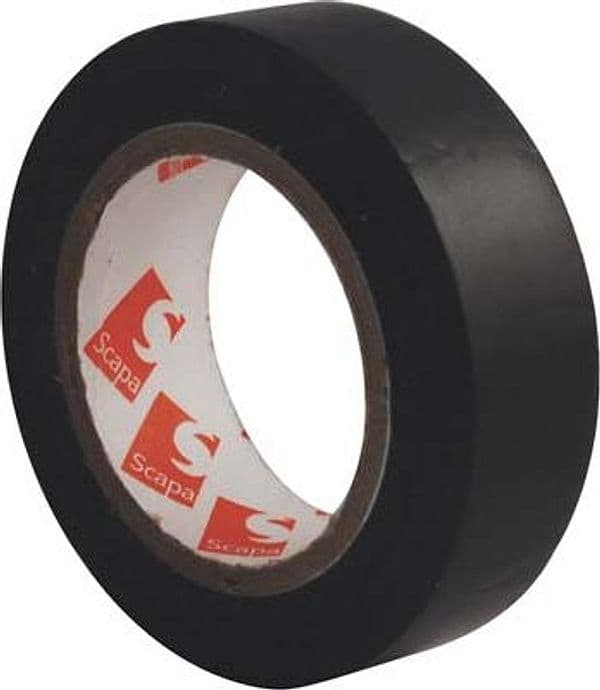Nastro PVC Isolante Scapa Nero 25 ml 50 mm 4 Pezzi - 2