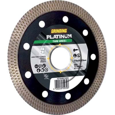 Disco Diamantato Platinum Thin Gres con Grinding Mm 115X22,2 H.mm 1,2 - 2