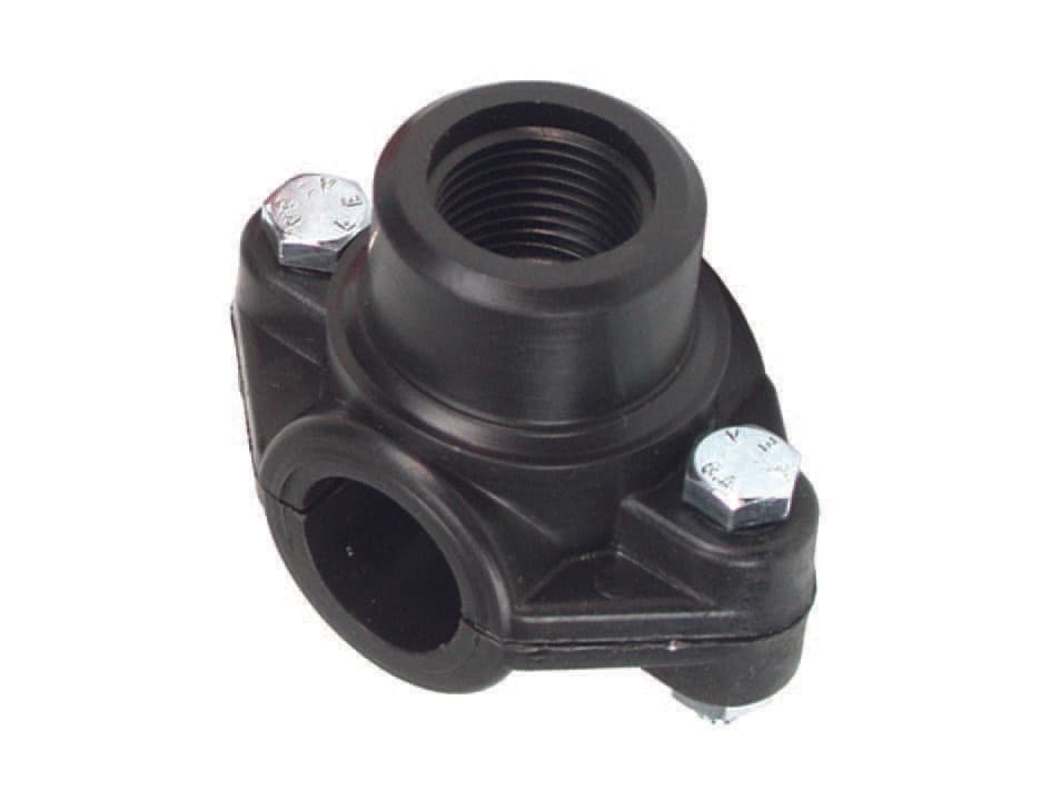 Presa a Staffa 2 Bulloni Ø 25 mm Mmx F ¾ 10 Pezzi - 2