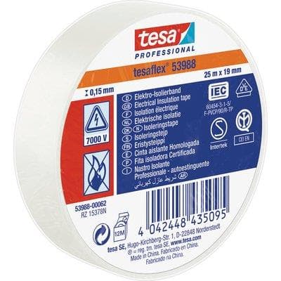 Nastro PVC Isolante Imq Tesa Bianco 25 ml 19 mm 10 Pezzi - 2