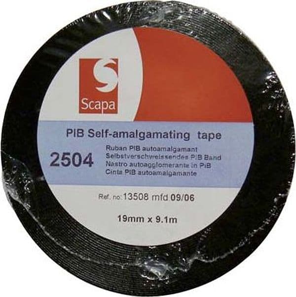 Nastro Autoagglomerante Scapa Nero Sp 9,1 ml 19 mm 0,75 mm 6 Pezzi - 2