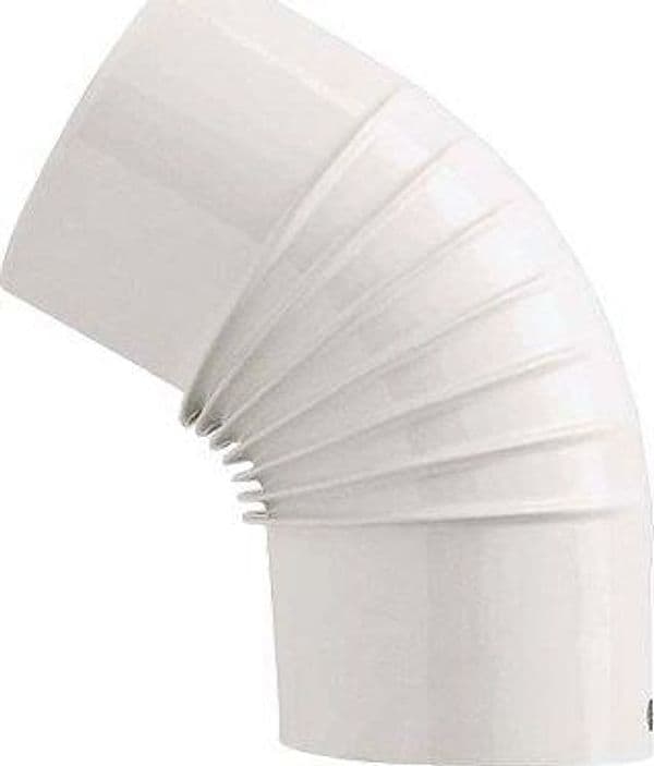 Gomito Legna 45 ° Classic Bianco Save Cm 10