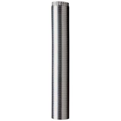 Tubo Rullato Alluminio Naturale 3 m 0,12 mm 20 cm 4 Pezzi - 2