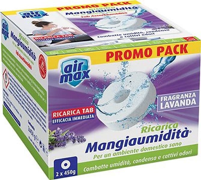 Airmax Tab Ricarica Lavanda 2 x 450 g 12 Confezioni - 2