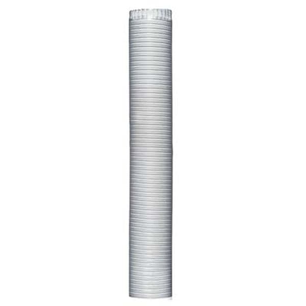 Tubo Rullato Alluminio Bianco 3 m 0,12 mm 10 cm 6 Pezzi - 2