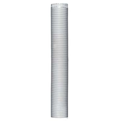 Tubo Rullato Alluminio Bianco 3 m 0,12 mm 10 cm 6 Pezzi - 2