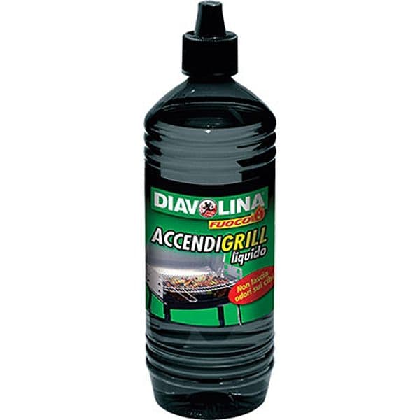 Accendifuoco Liquido Diavolina Fuoco 1 L 12 Pezzi - 2
