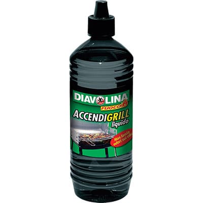 Accendifuoco Liquido Diavolina Fuoco 1 L 12 Pezzi - 2