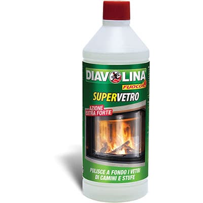 Ricarica Pulitore Vetro Diavolina Fuoco 1000 ml 6 Pezzi - 2