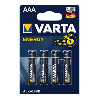 Pila Mini Stilo Aaa Energy Varta Alcalina 1,5 V 4 Pezzi - 2