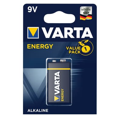 Pila Transistor Energy Varta Alcalina 9,0 V 10 Pezzi - 2
