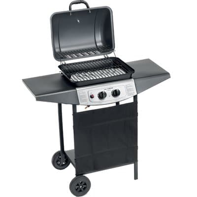 Barbecue Gas Double Cooking System 2 Ompagrill Fuochi 2 cm 98X43 H.cm 100 - 2