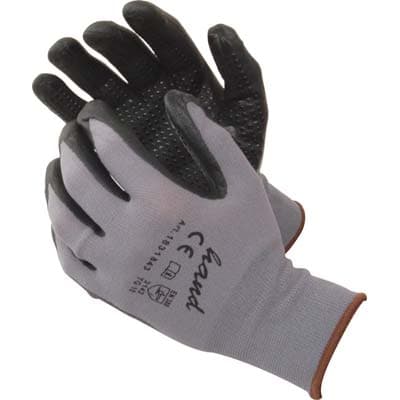 Guanto Nitrile Nero Puntinato Workit Grigio 12 Paia 1831842 - 2