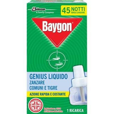 Ricarica Liquida Zanzare Genius Baygon Durata Notti 45 24 Pezzi - 2