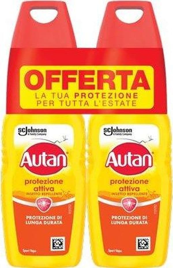 Repellente Insetti Protection Plus Pack Autan Spray Vapo 100 ml 2 Pezzi - 2