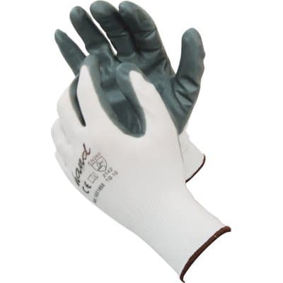 Guanto Nitrile Grigio Workit Maglia Leggera Sintetico Bianco 7 12 Paia - 2