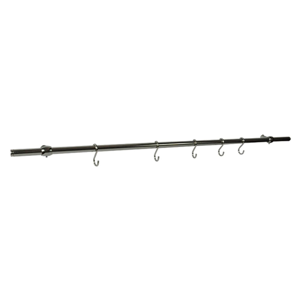 Barra Appendimestoli in Kit Tubo Finitura Cromata - 2