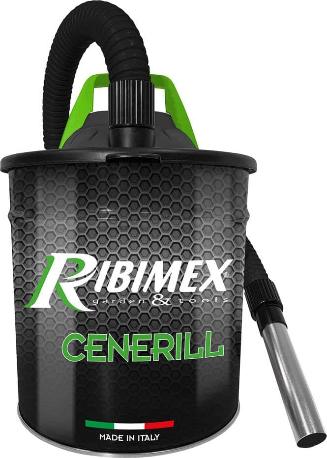 Bidone Aspiracenere Ribimex Cenerill 1000 w 18 Lt - 2