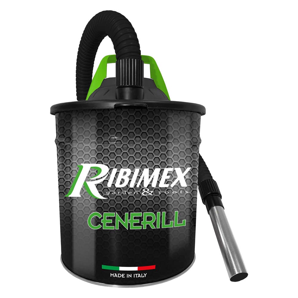 Bidone Aspiracenere Ribimex Cenerill 1000 w 18 lt - 2
