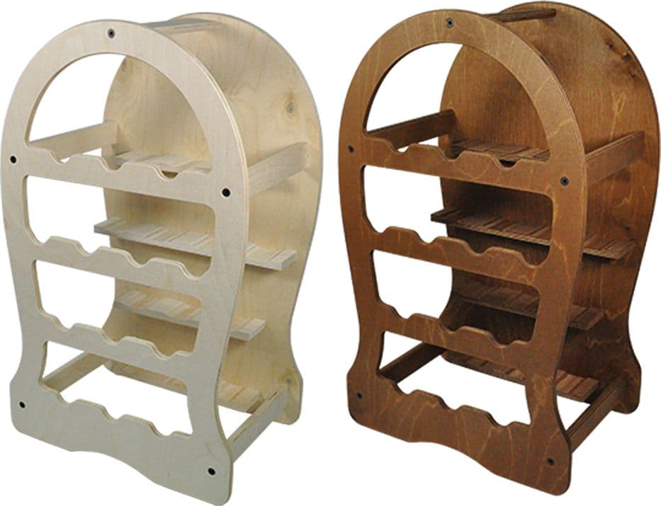 Botte Portabottiglie 23 Pos. Chiaro 49 x 27 x 76 cm - 2