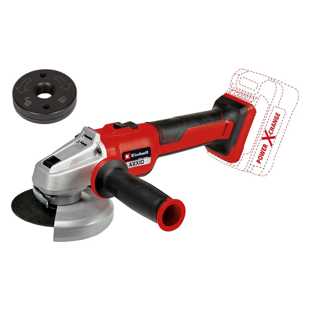Smerigliatrice Angolare a Batteria Einhell Axxio 18 125 Q Solo 18V Ø 125 mm - 2
