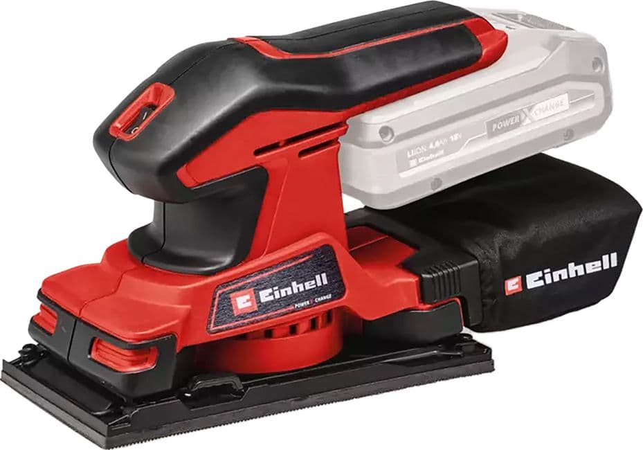 Levigatrice Orbitale a Batteria Einhell Te Os 18 187 Li Solo 187 x 94 mm - 2
