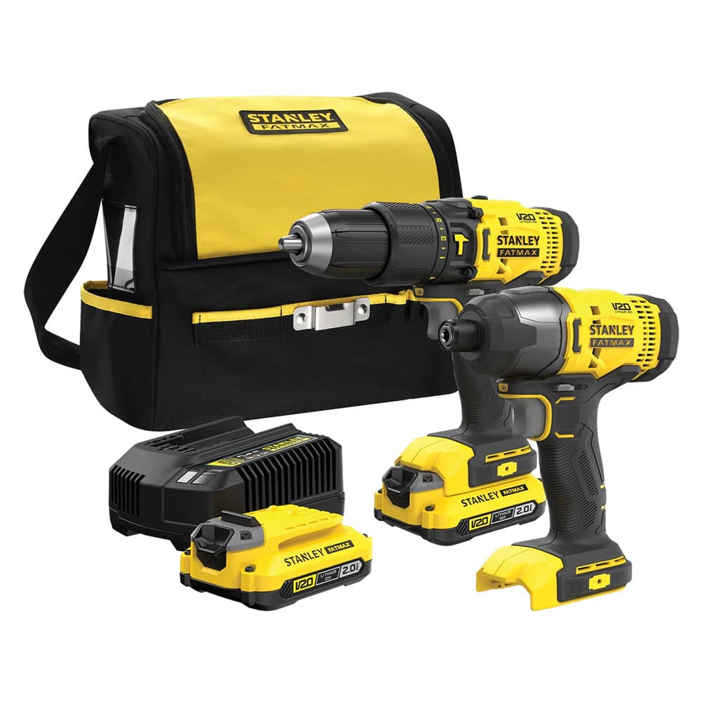 Kit Avvitatori a Batteria Kit Stanleyfatmax SFMCK465D2S Qw 18V X2 2,0 ah - 2