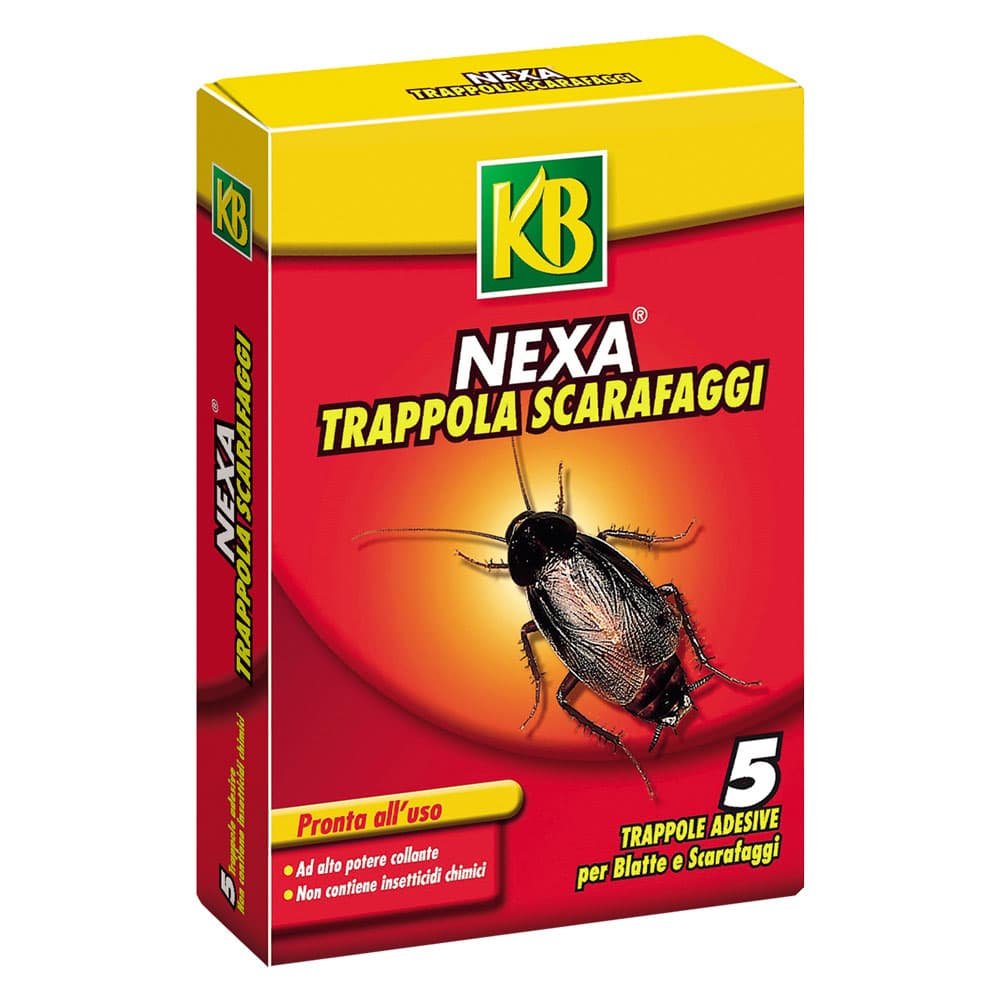 Trappola per Scarafaggi e Blatte Scatola 5 Fogli Kb Nexa - 2