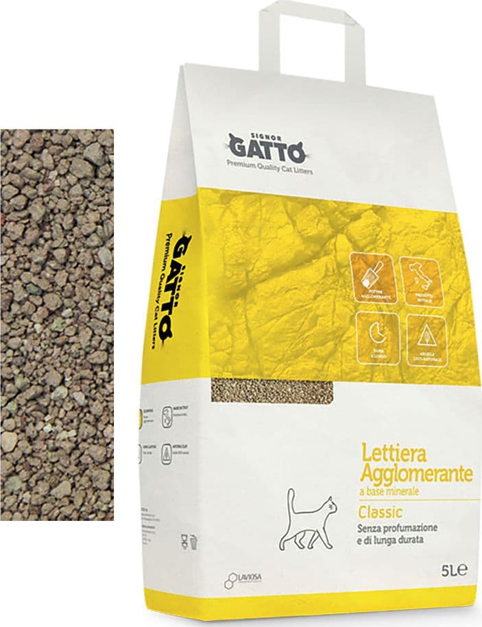 Lettiera Igienica Signor Gatto Classic 4 Pezzi 5 Lt - 2