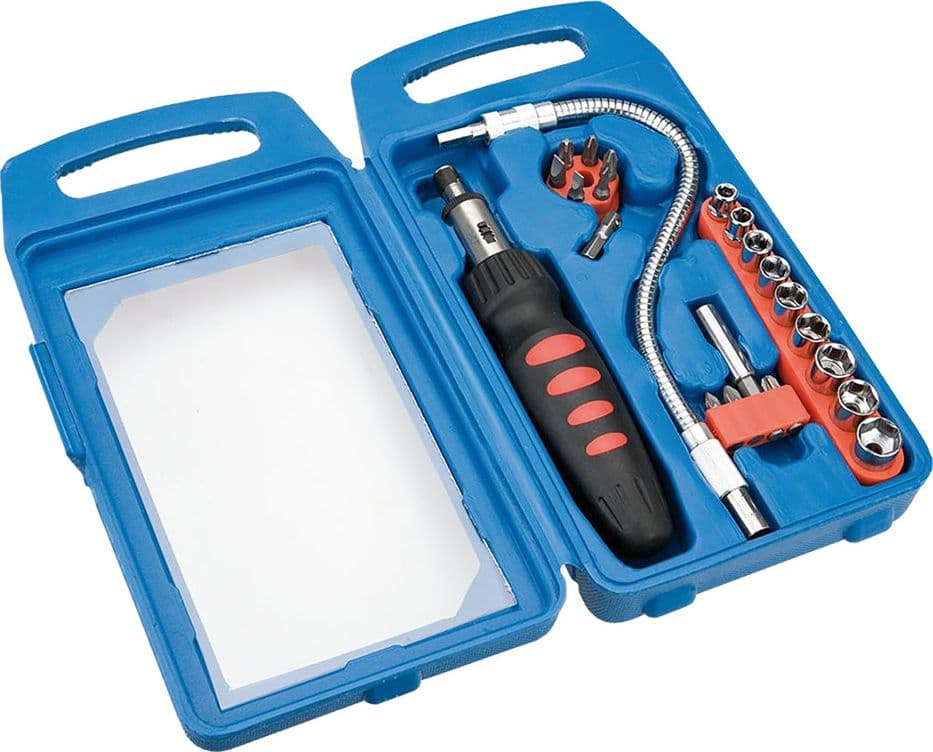 Cacciavite a Cricchetto Toptools 22 Pezzi - 2