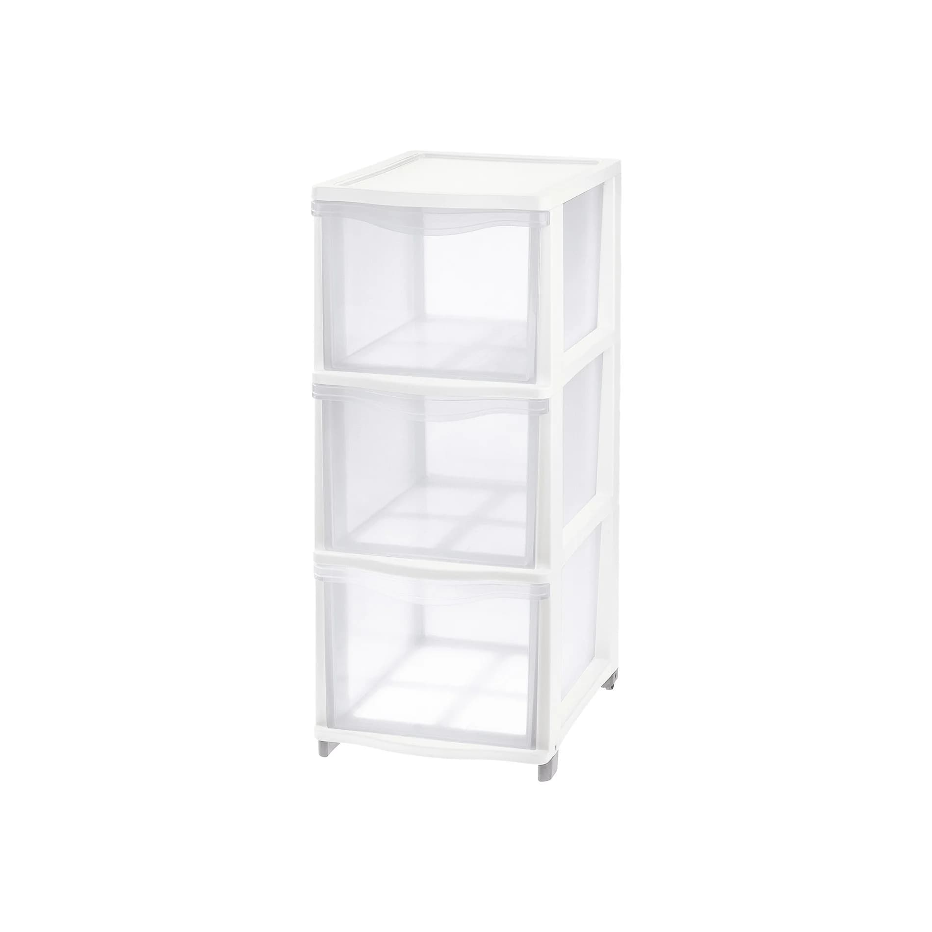 Cassettiera Tontarelli Cover Line Colore Trasparente Bianco Codice 8034832 - 2
