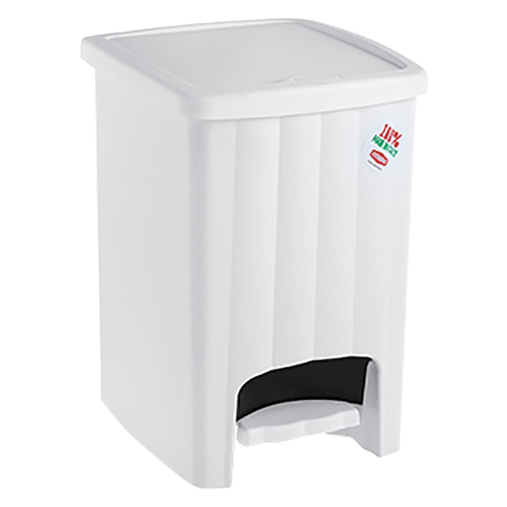 Pattumiera a Pedale Col. Stefanplast Margherita Bianco 20 lt - 2