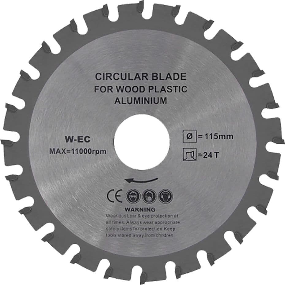 Disco Professionale per Ecef 5950 Legno 24 Denti Ø 115