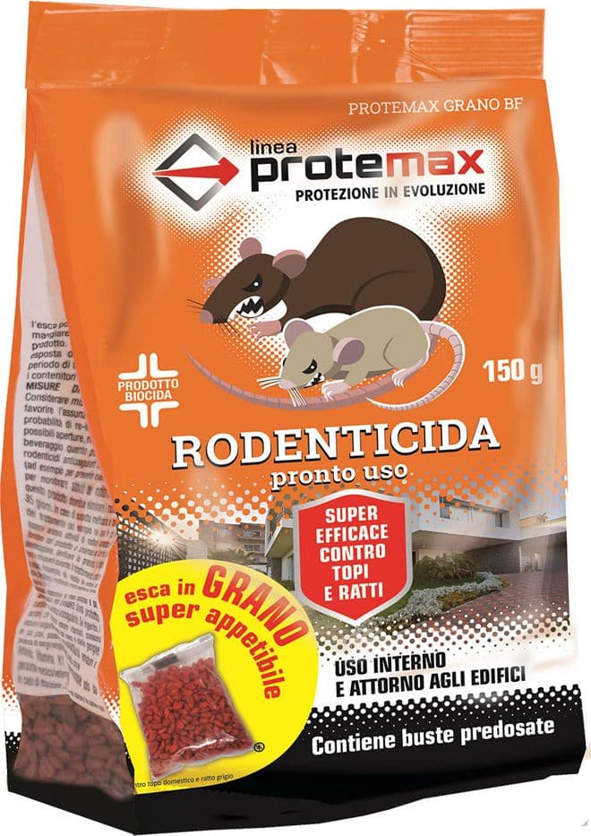 Esca Topicida in Grano Protemax Bf 8 Pezzi 150 Gr - 2
