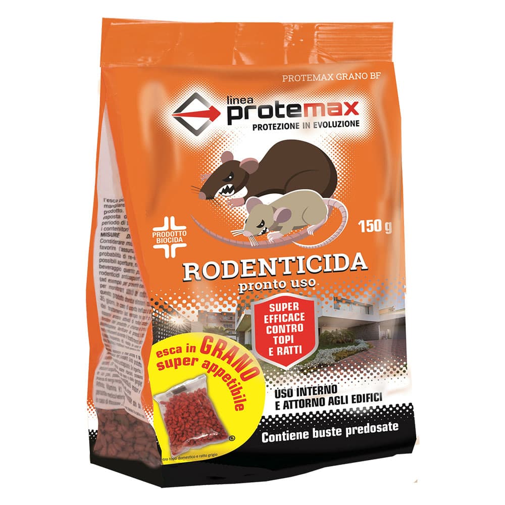 Esca Topicida in Grano Protemax Bf 8 Pezzi 150 gr - 2