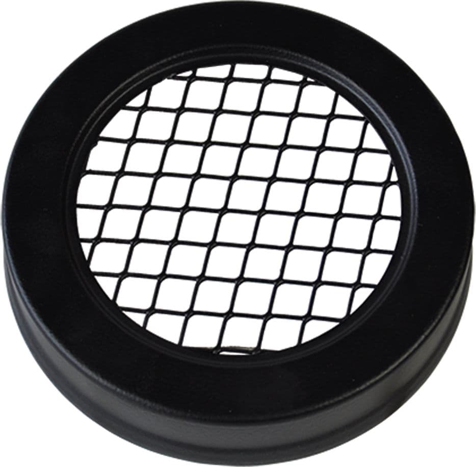 Coperchio con Griglia per Posacenere Gettacarte Colore Nero – Autres