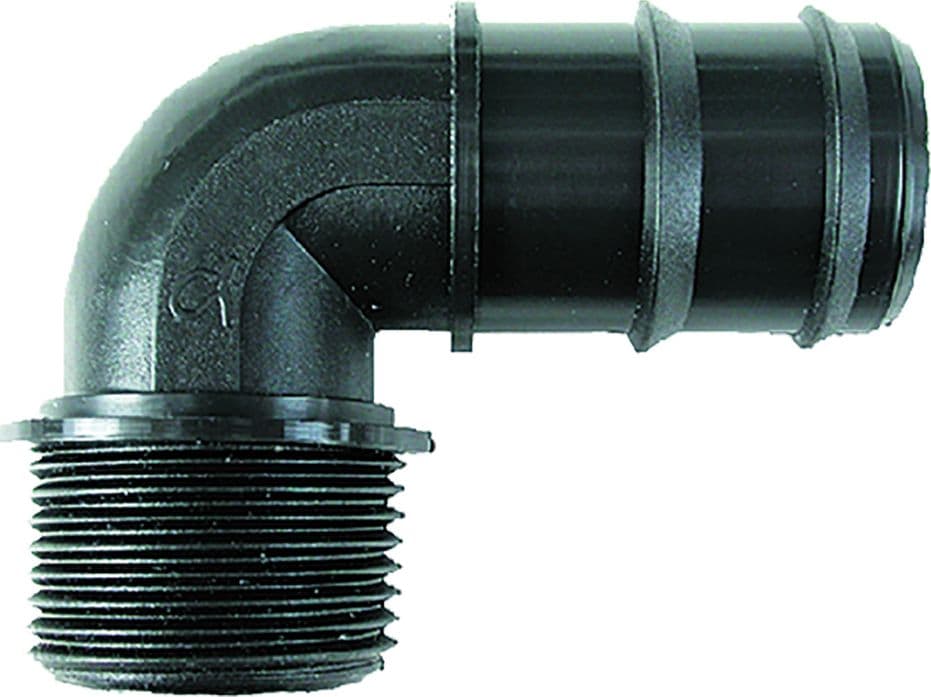 Raccordo a 90° con Filetto Maschio Irritec 10 Pezzi 32 X 1 M - 2