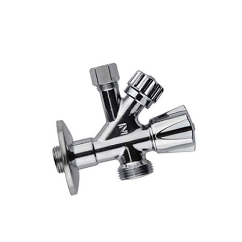 Rubinetto Doppio per Lavatrice Zagi 1950 da ½ in ABS - 2