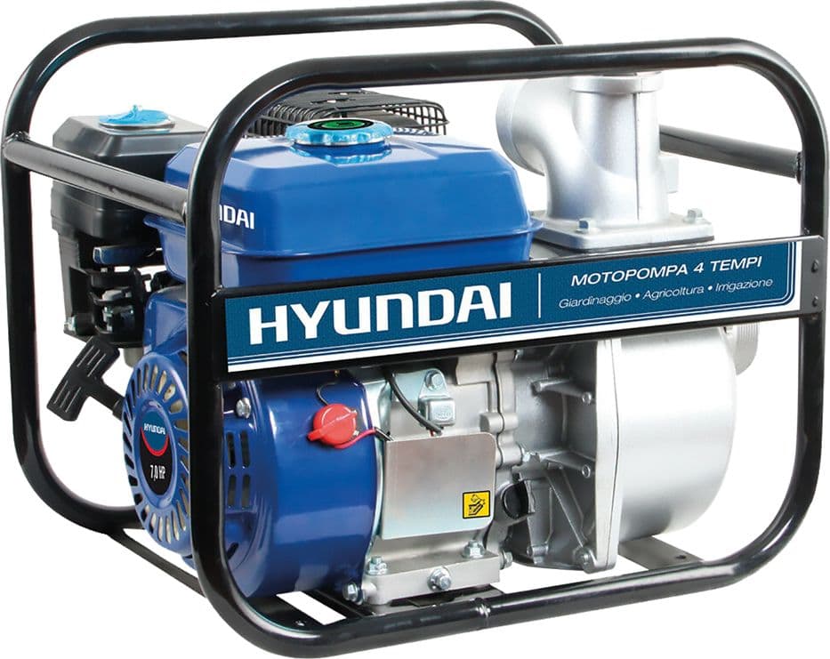 Motopompa Autoadescante Hp 7,0 Cc 212 Hyundai 35604 in Alluminio